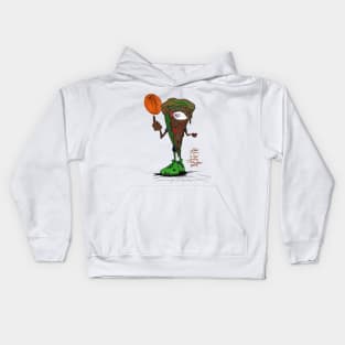 Jimmy the pizza will beat you in one on one game Kids Hoodie